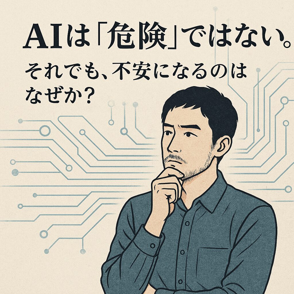 AIは「危険」ではない。 それでも、不安になるのはなぜか？