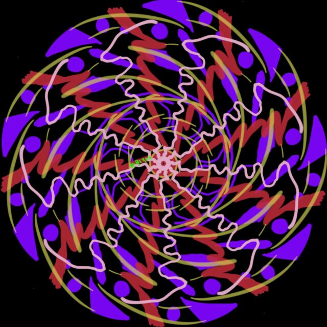 マンダラ／曼荼羅 023（L版写真プリント・光沢） | マンダラアート画廊