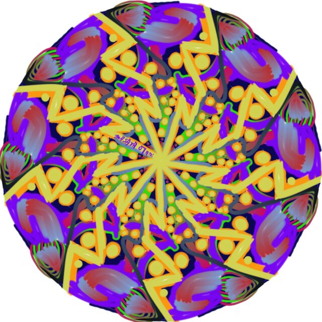 曼陀羅アート　〜開眼〜 曼荼羅アート「咲き誇る」｜Mandala art 