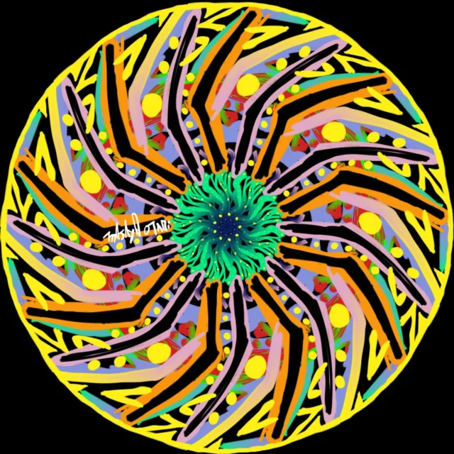 マンダラ／曼荼羅 030（L版写真プリント・光沢） | マンダラアート画廊