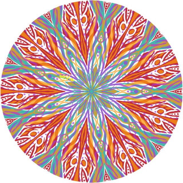 曼陀羅アート　〜開眼〜 曼荼羅アート「咲き誇る」｜Mandala art 