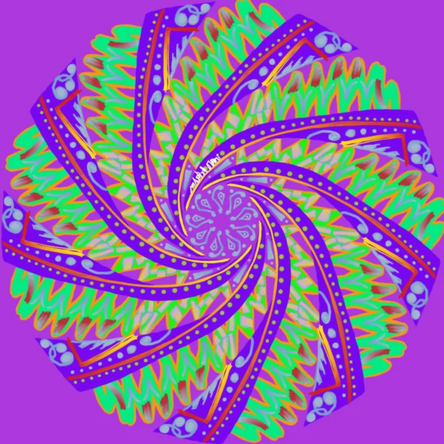 マンダラ／曼荼羅 030（L版写真プリント・光沢） | マンダラアート画廊