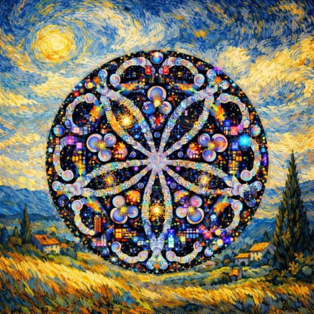 マンダラ／曼荼羅 028（L版写真プリント・光沢） | マンダラアート画廊